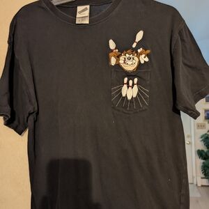 Kids Black Graphic T-Shirt